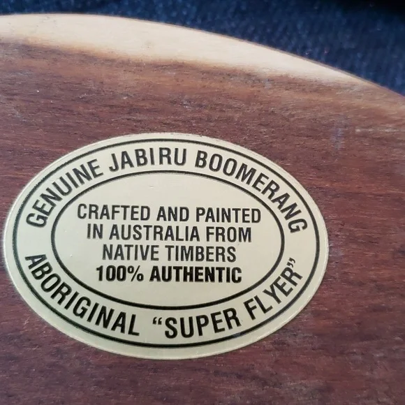 ABORIGINAL BOOMERANG - Picture 5 of 7